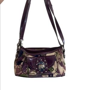 Vintage Purple Shoulder Purse